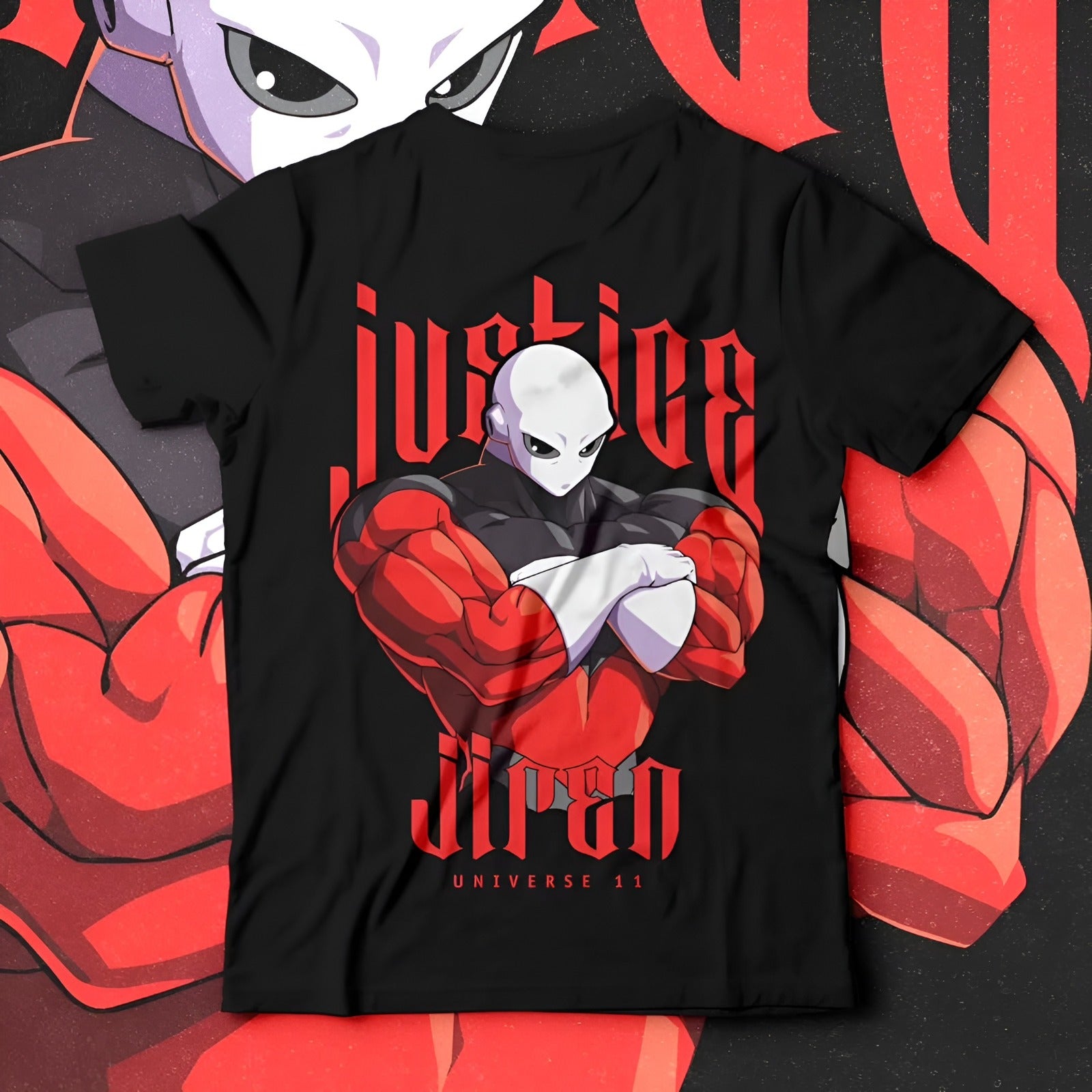 Gothic Red Letter Streetwear Graphic T-Shirt