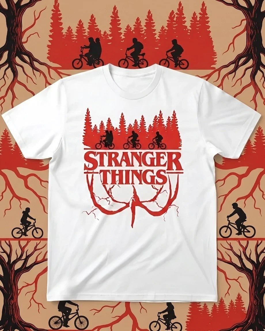Stranger Things Upside Down Ride Graphic T-Shirt