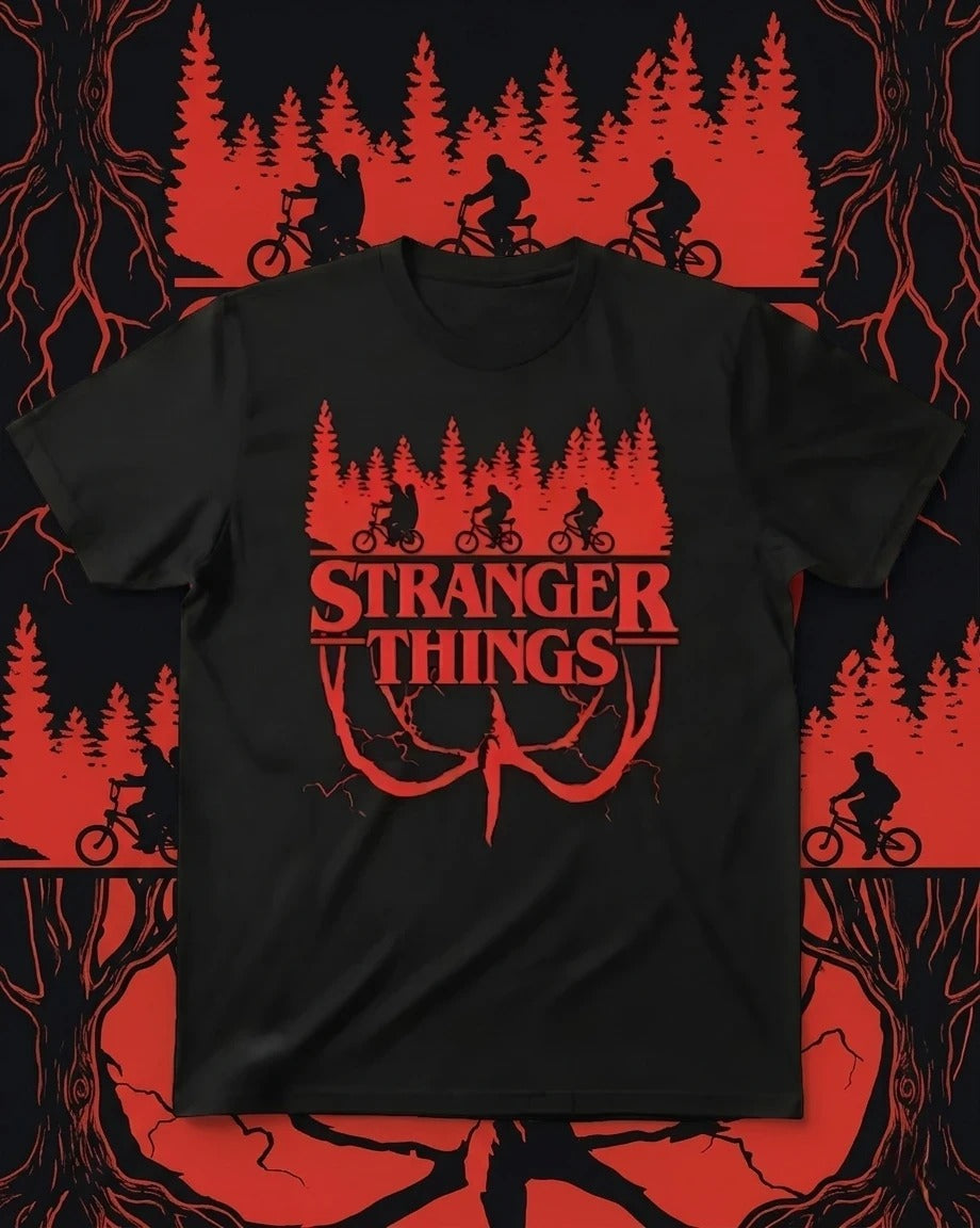 Stranger Things Upside Down Ride Graphic T-Shirt