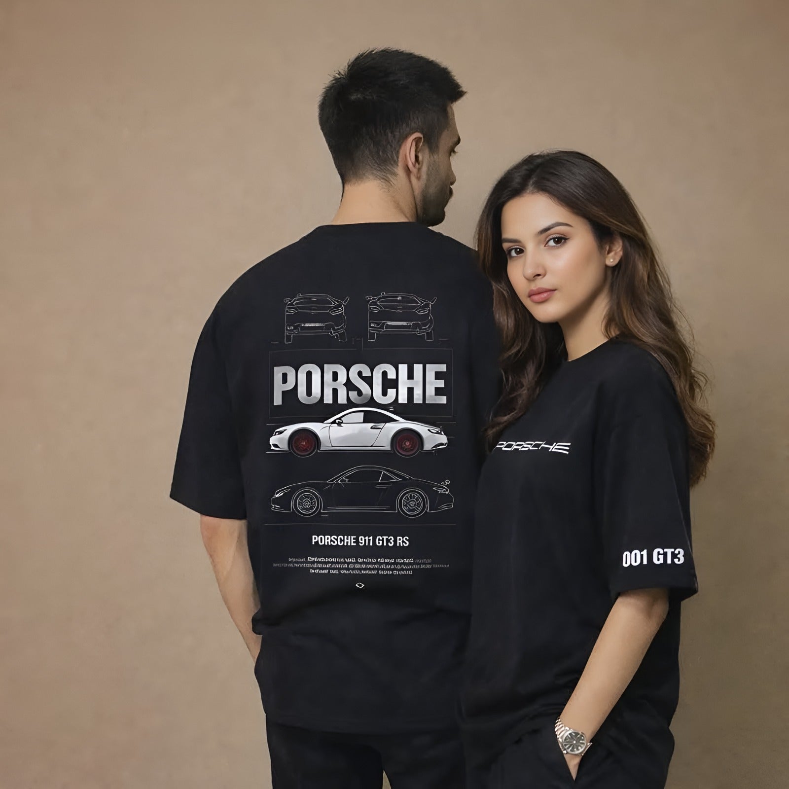 Porsche 911 GT3 RS Blueprint Edition Graphic T-Shirt