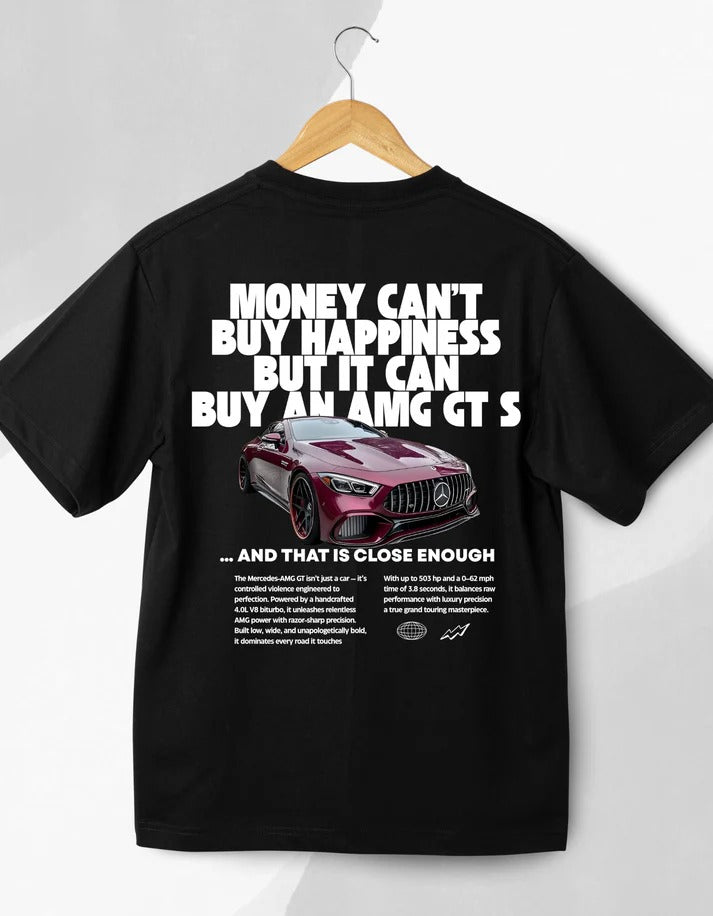 Mercedes-AMG GT S Money Can’t Buy Happiness Graphic T-Shirt