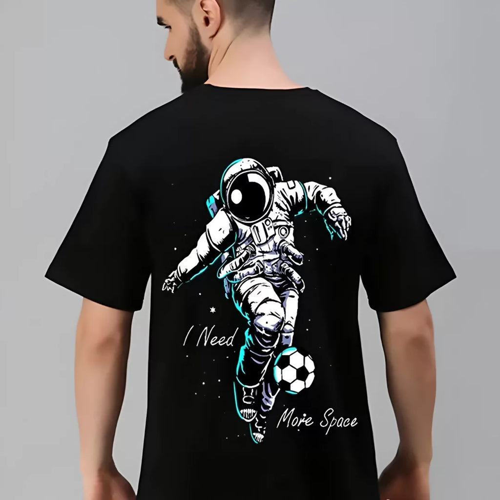 Astronaut Soccer “Need More Space” Graphic T-Shirt