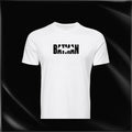 Batman Comic Style Logo White Graphic T-Shirt