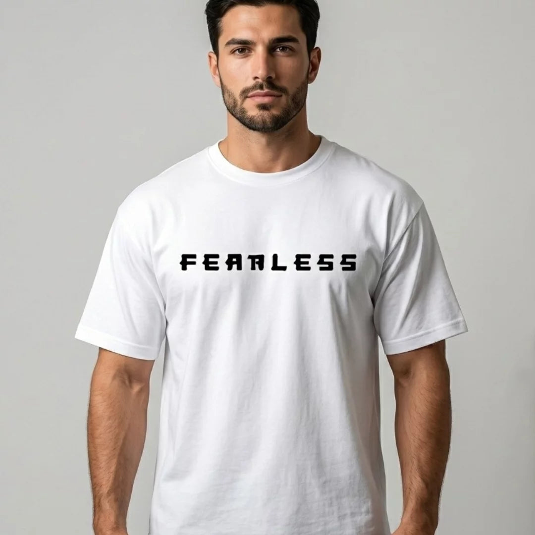 Fearless Warrior Samurai Dragon Graphic Tee