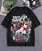 Taylor Swift Urban Art Graphic T-Shirt