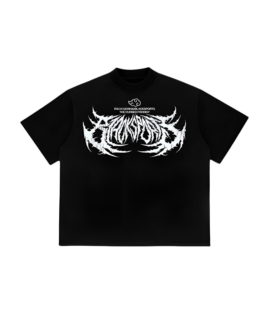 Red Aura Anime Shadow Graphic T-Shirt