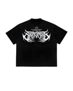 Red Aura Anime Shadow Graphic T-Shirt