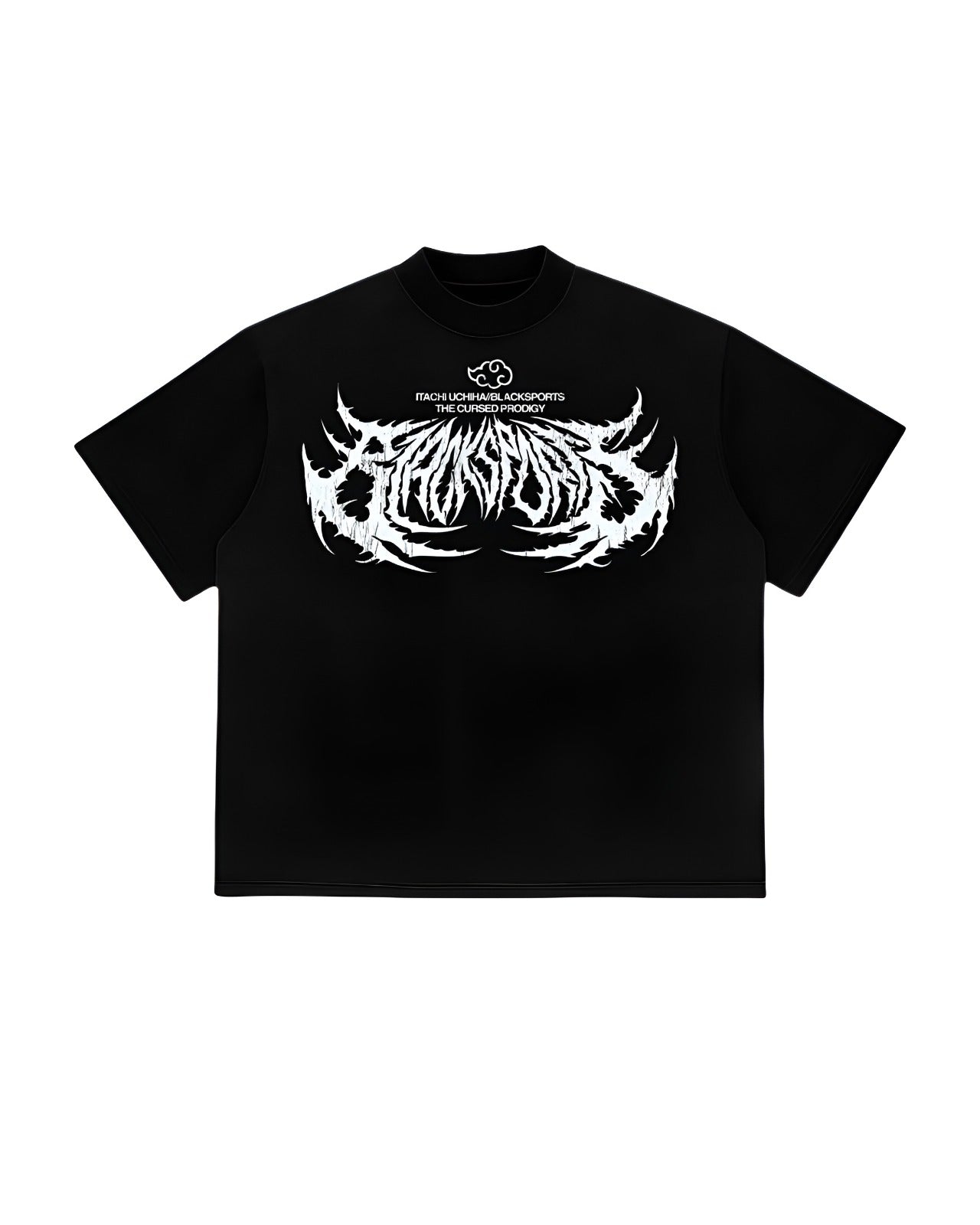 Red Aura Anime Shadow Graphic T-Shirt