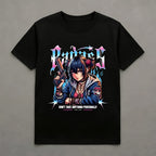 Rebels Anime Girl Streetwear Graphic T-Shirt