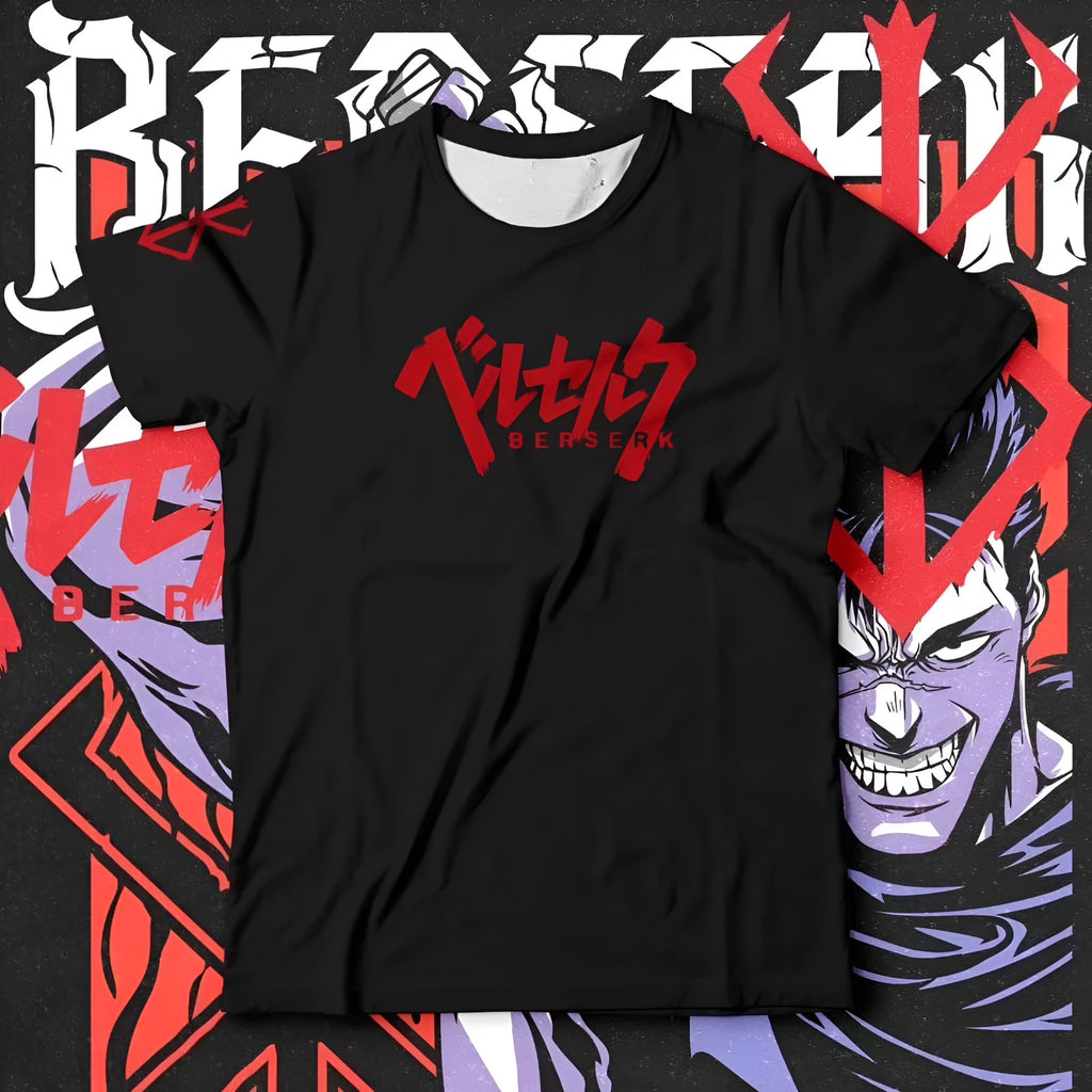 Berserk Warrior Rage Anime Graphic T-Shirt