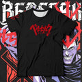 Berserk Warrior Rage Anime Graphic T-Shirt