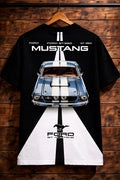 Ford Mustang GT350 Dual Tone Racing Stripe Graphic T-Shirt