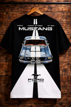 Ford Mustang GT350 Dual Tone Racing Stripe Graphic T-Shirt