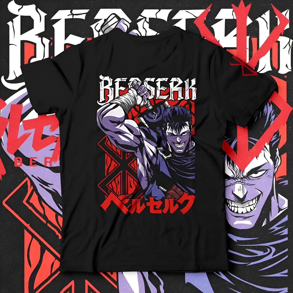 Berserk Warrior Rage Anime Graphic T-Shirt