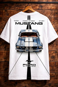 Ford Mustang GT350 Classic Racing Stripe Graphic T-Shirt